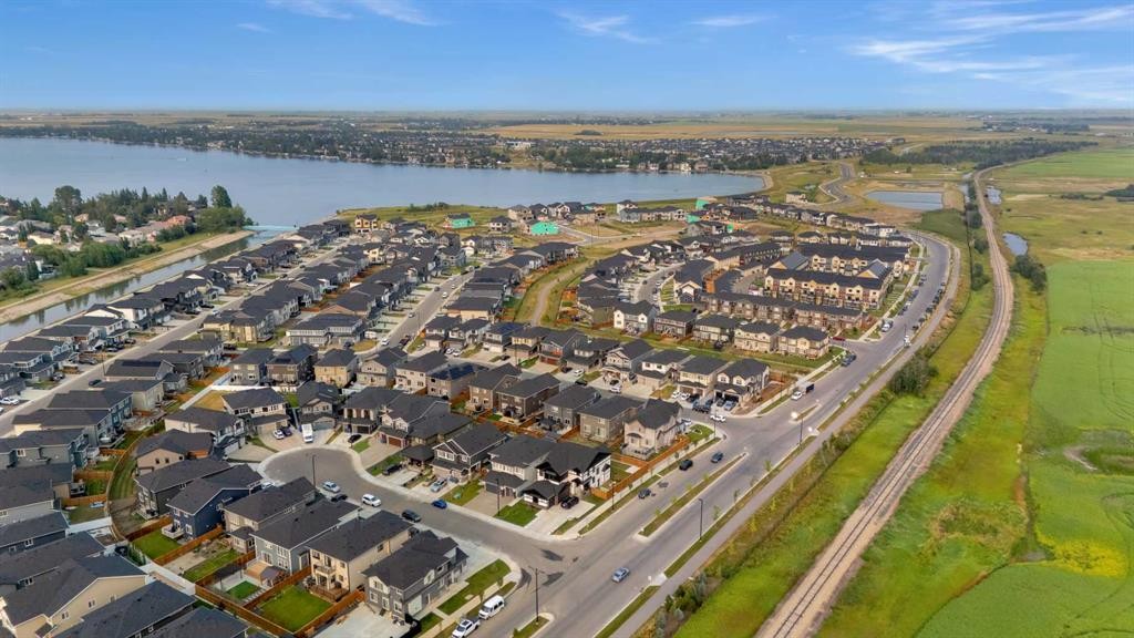 70 South Shore Bay, Chestermere, AB - Outdoor With Body Of Water With View