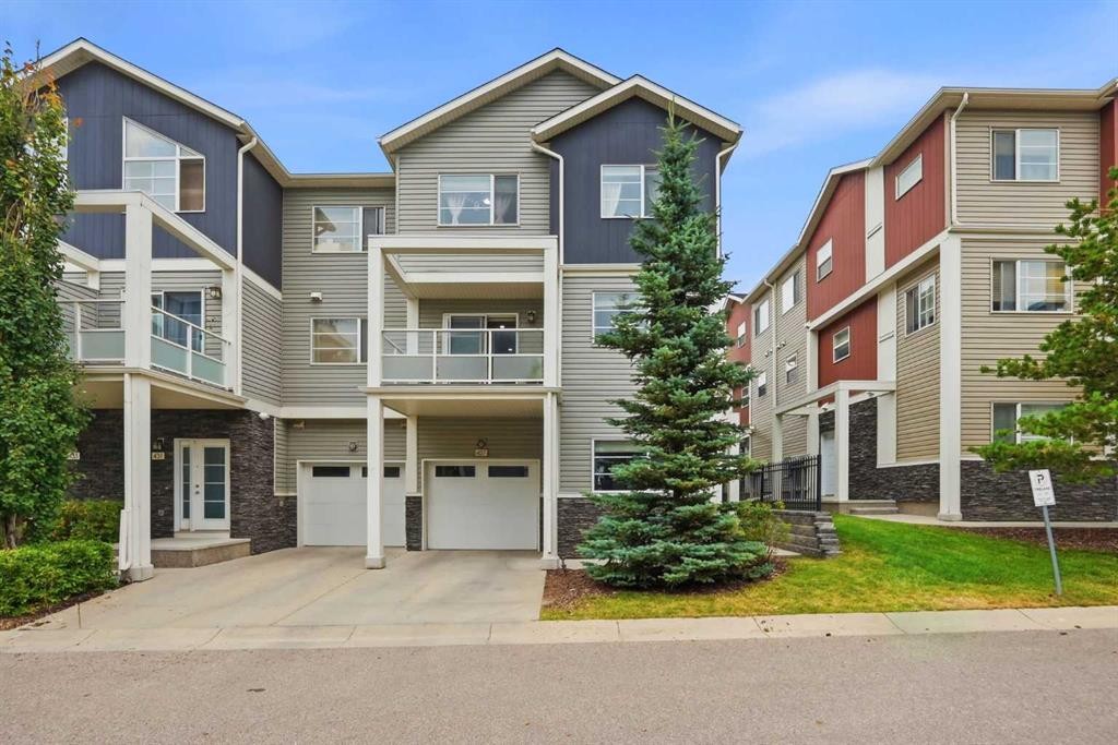 427 Redstone View Ne, Calgary, AB - Outdoor With Balcony With Facade