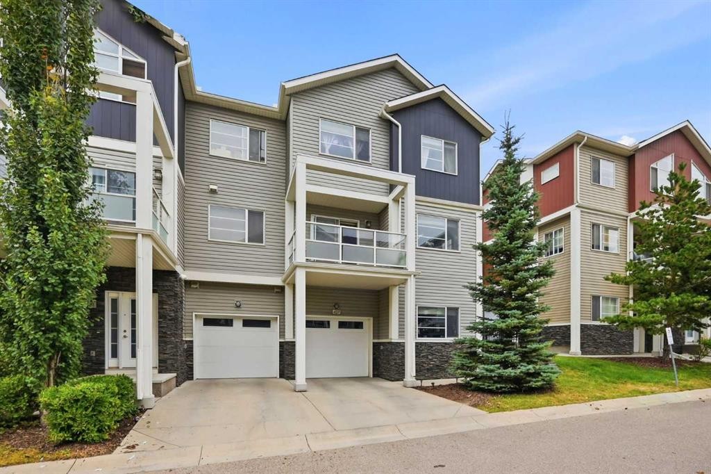 427 Redstone View Ne, Calgary, AB - Outdoor With Balcony With Facade