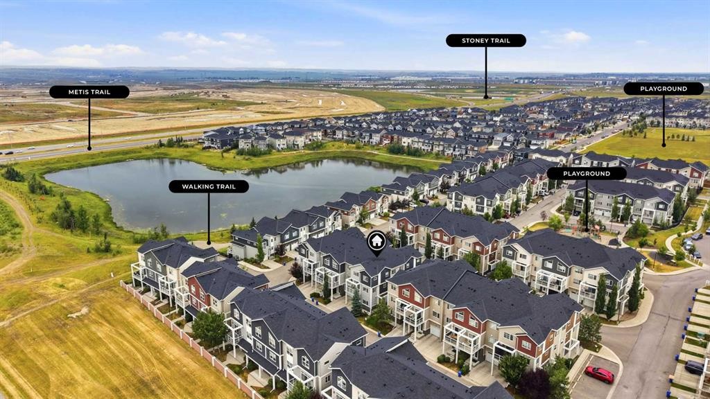 427 Redstone View Ne, Calgary, AB - Outdoor With View