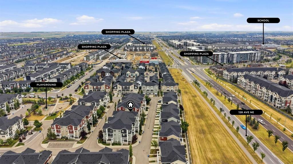 427 Redstone View Ne, Calgary, AB - Outdoor With View