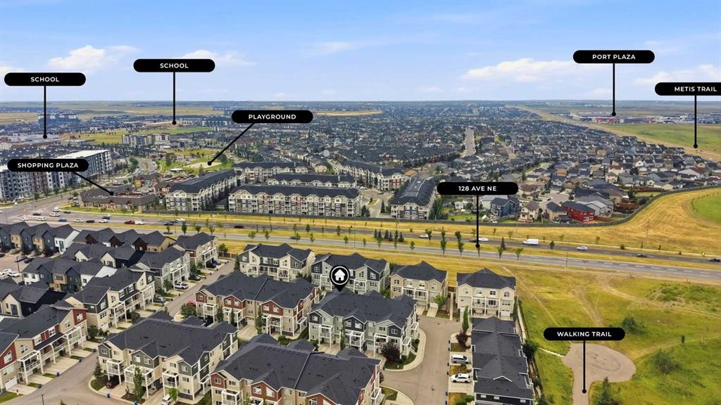 427 Redstone View Ne, Calgary, AB - Outdoor With View
