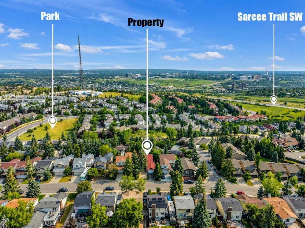 36 Coach Manor Rise Sw, Calgary, AB - Outdoor With View