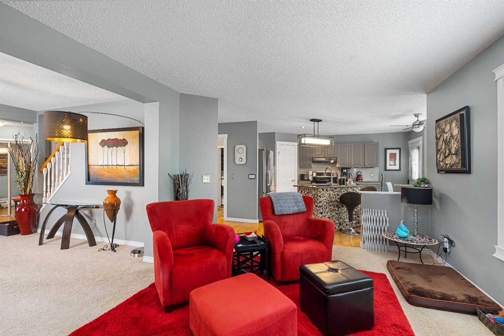 224 Arbour Ridge Way Nw, Calgary, AB - Indoor Photo Showing Living Room