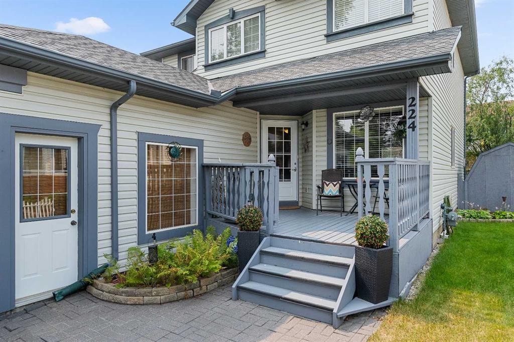 224 Arbour Ridge Way Nw, Calgary, AB - Outdoor With Deck Patio Veranda With Exterior