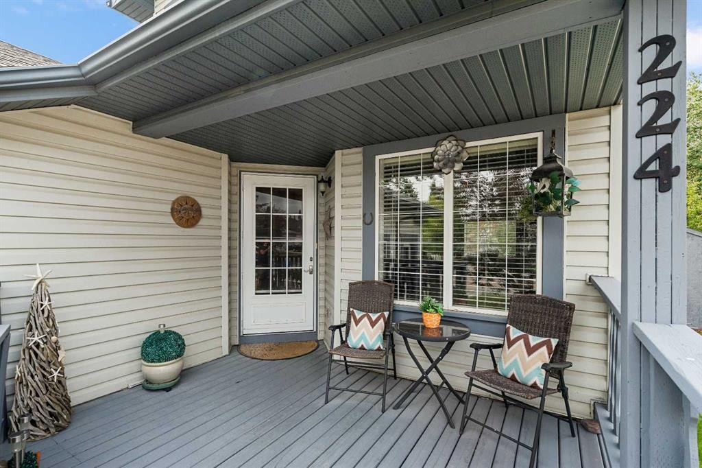 224 Arbour Ridge Way Nw, Calgary, AB - Outdoor With Deck Patio Veranda With Exterior
