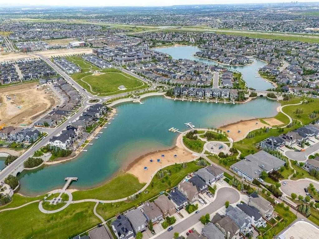 60 Mahogany Grove Se, Calgary, AB - Outdoor With Body Of Water With View