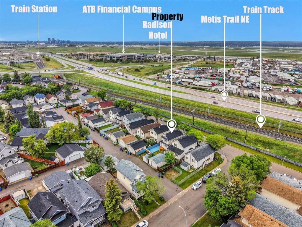 112 Martinglen Close Ne, Calgary, AB - Outdoor With View