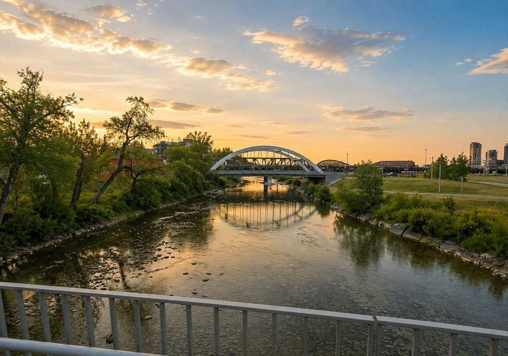4 Inglewood Landing Se, Calgary, AB - Outdoor With Body Of Water With Balcony With View