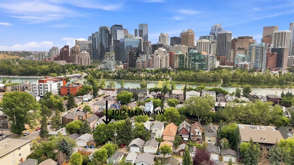 1012 1 Avenue Nw, Calgary, AB - Outdoor With View