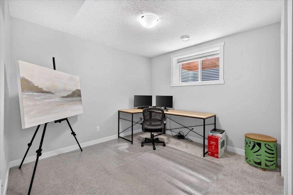 163 Copperleaf Way Se, Calgary, AB - Indoor Photo Showing Office