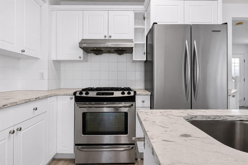 133 Martinvalley Crescent Ne, Calgary, AB - Indoor Photo Showing Kitchen With Upgraded Kitchen