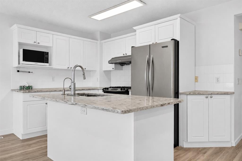 133 Martinvalley Crescent Ne, Calgary, AB - Indoor Photo Showing Kitchen With Upgraded Kitchen