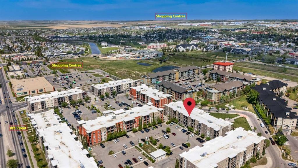 8112-403 Mackenzie Way Se, Airdrie, AB - Outdoor With View