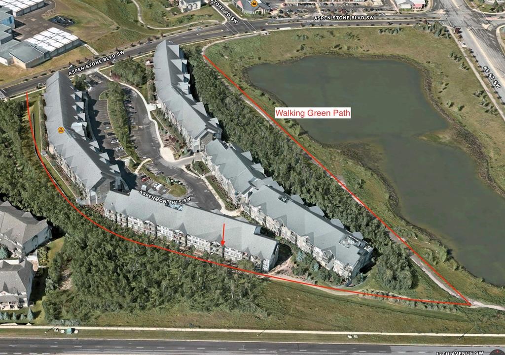 313-25 Aspenmont Heights Sw, Calgary, AB - With View