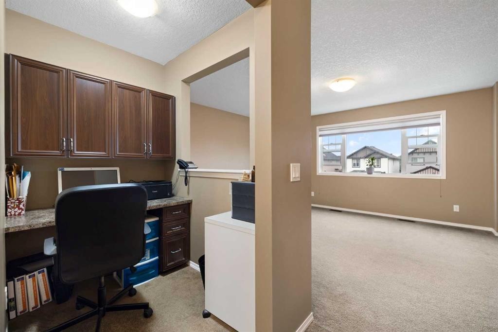 19 Silverado Skies Bay Sw, Calgary, AB - Indoor Photo Showing Office