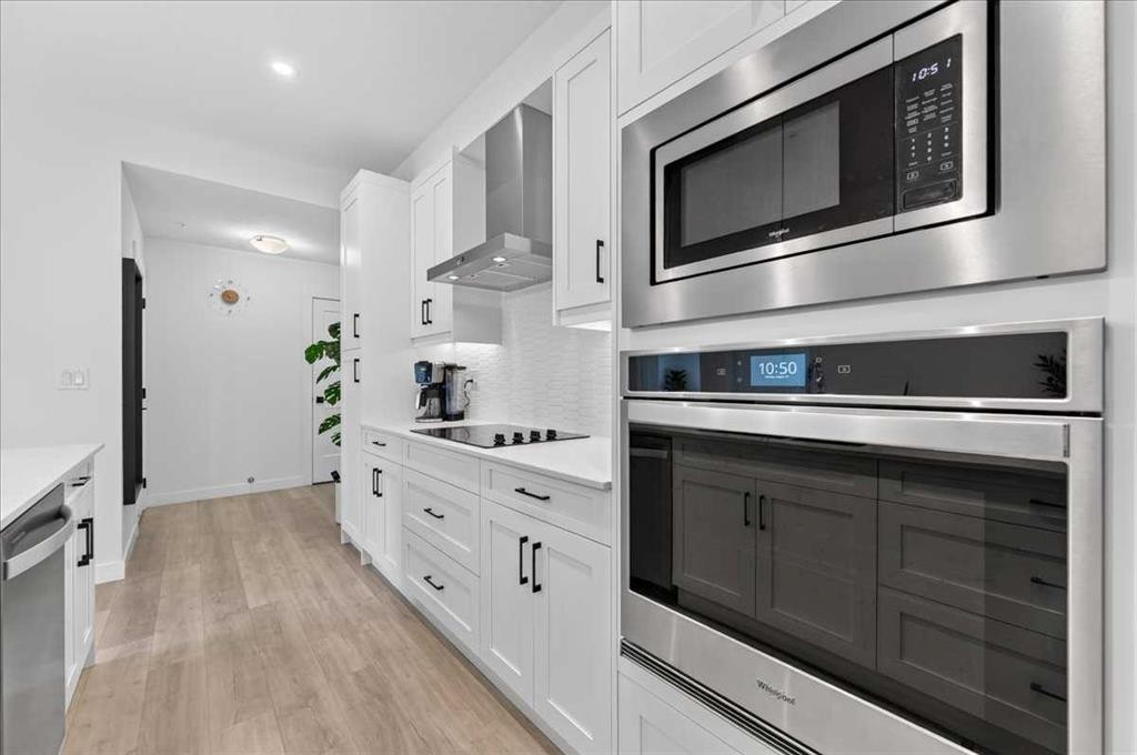 4101-200 Seton Circle Se, Calgary, AB - Indoor Photo Showing Kitchen With Upgraded Kitchen
