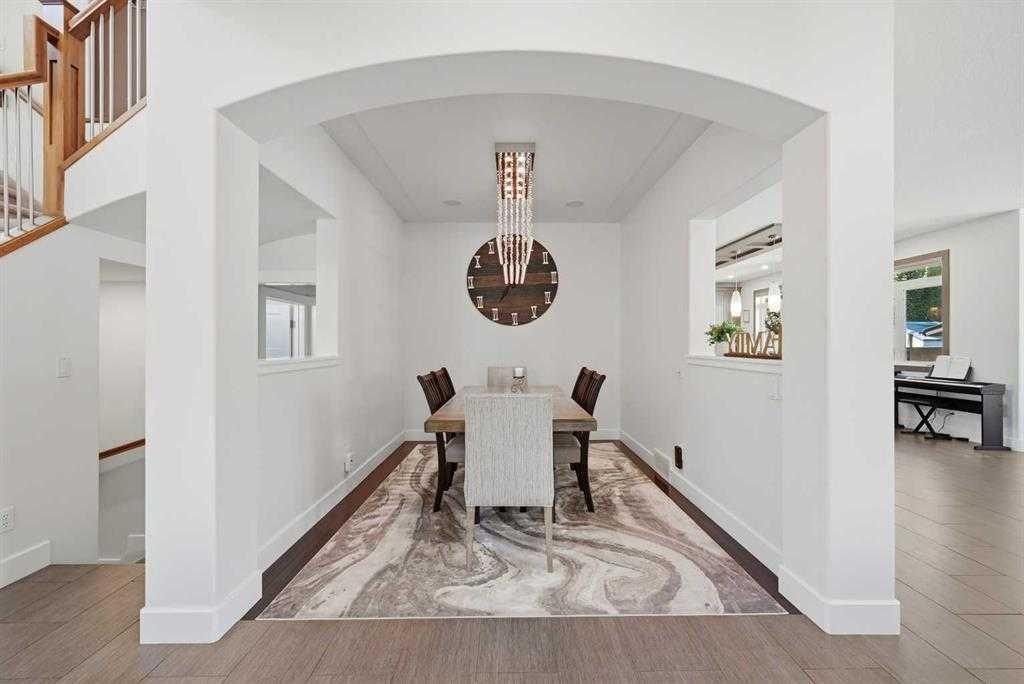 160 Panatella Crescent Nw, Calgary, AB - Indoor Photo Showing Dining Room