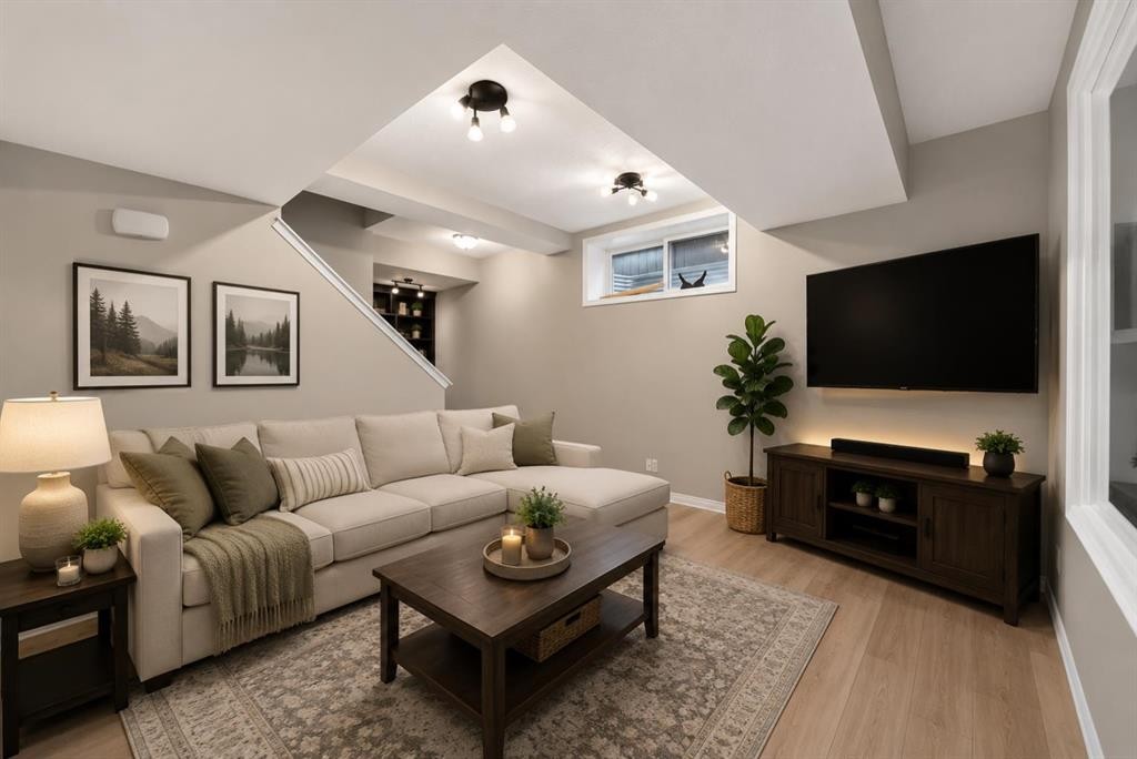 116 Skyview Shores Gardens Ne, Calgary, AB - Indoor Photo Showing Living Room