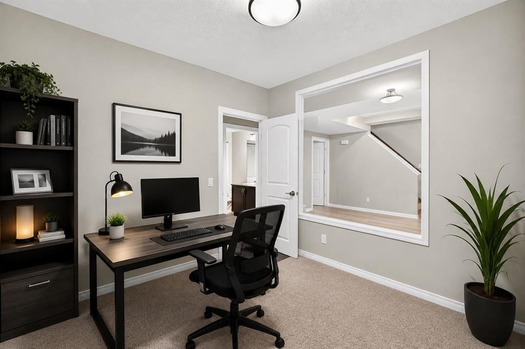 116 Skyview Shores Gardens Ne, Calgary, AB - Indoor Photo Showing Office
