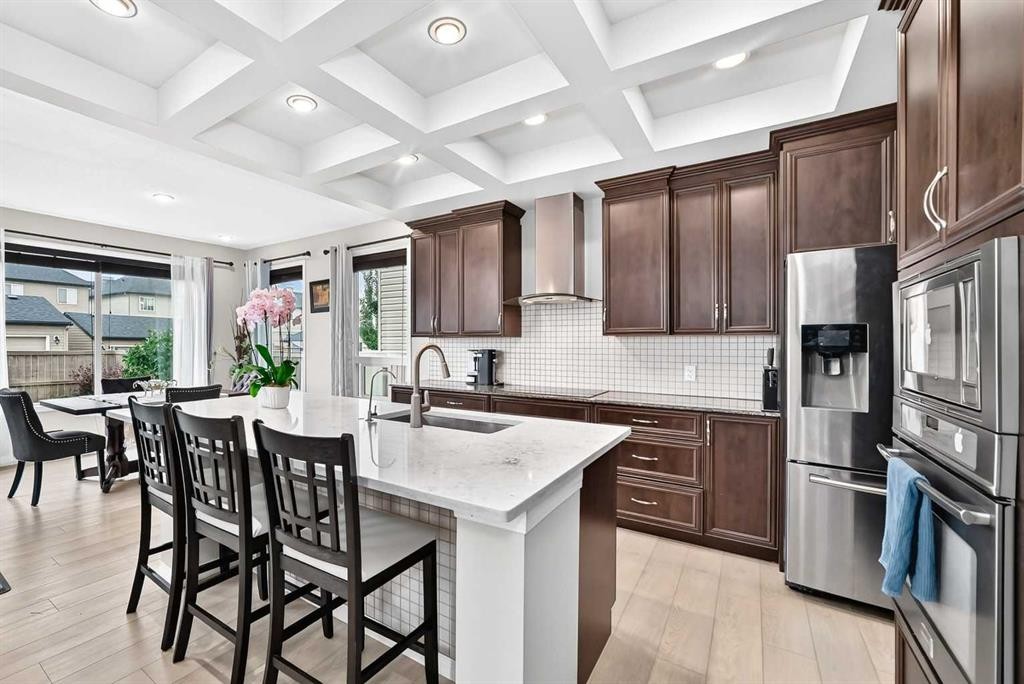 116 Skyview Shores Gardens Ne, Calgary, AB - Indoor Photo Showing Kitchen With Upgraded Kitchen