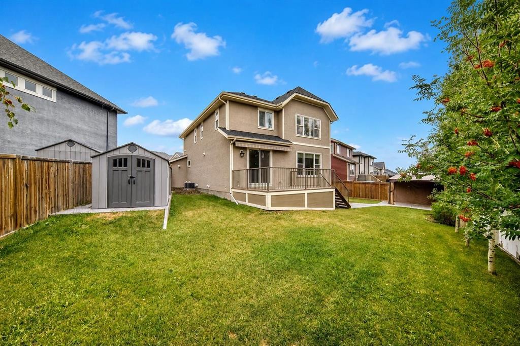 143 Stonemere Green, Chestermere, AB - Outdoor With Deck Patio Veranda
