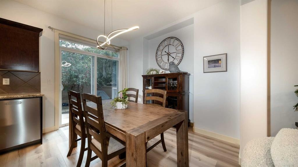 93 Cranleigh Heath Se, Calgary, AB - Indoor Photo Showing Dining Room