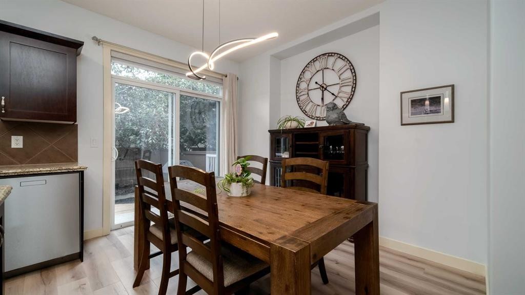 93 Cranleigh Heath Se, Calgary, AB - Indoor Photo Showing Dining Room