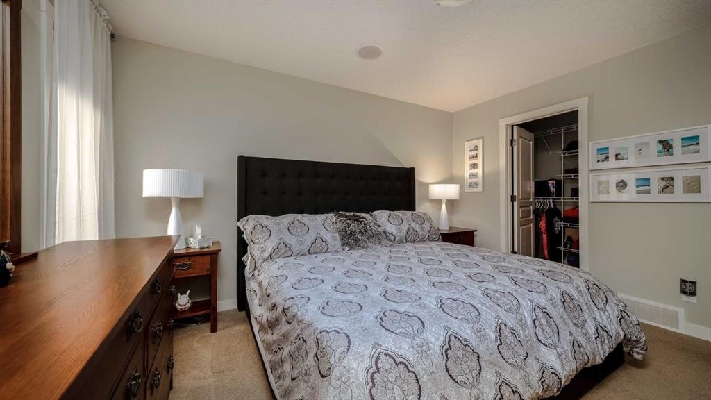 93 Cranleigh Heath Se, Calgary, AB - Indoor Photo Showing Bedroom