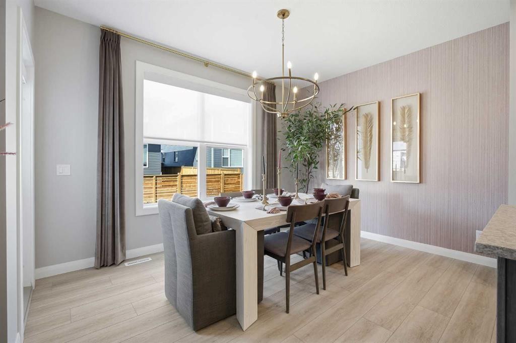 468 Dawson Circle, Chestermere, AB - Indoor Photo Showing Dining Room