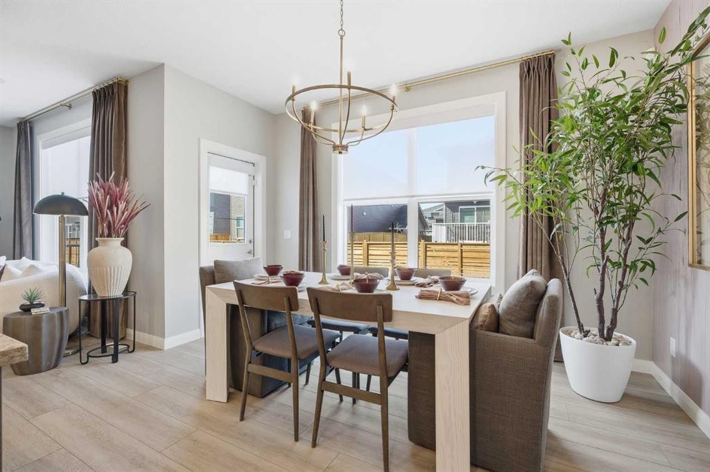 468 Dawson Circle, Chestermere, AB - Indoor Photo Showing Dining Room