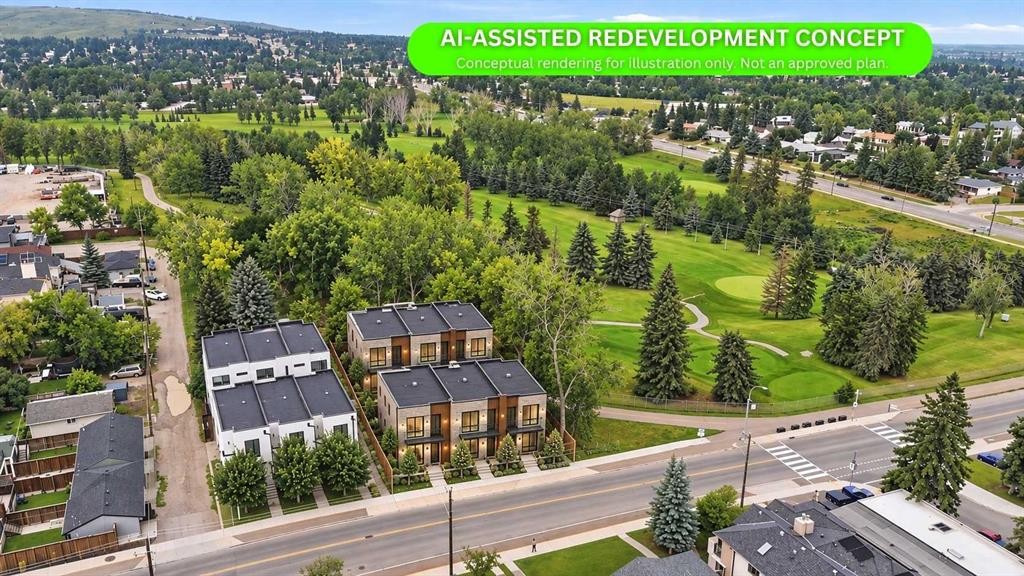 1612 24 Avenue Nw, Calgary, AB - Outdoor With View