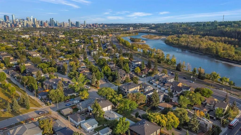 3307 7 Avenue Nw, Calgary, AB - Outdoor With Body Of Water With View