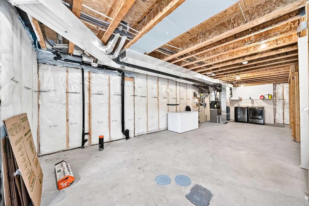 18 Willow Crescent, Okotoks, AB - Indoor Photo Showing Basement