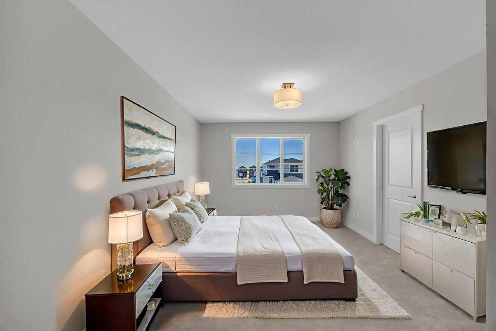 203 Homestead Common Ne, Calgary, AB - Indoor Photo Showing Bedroom
