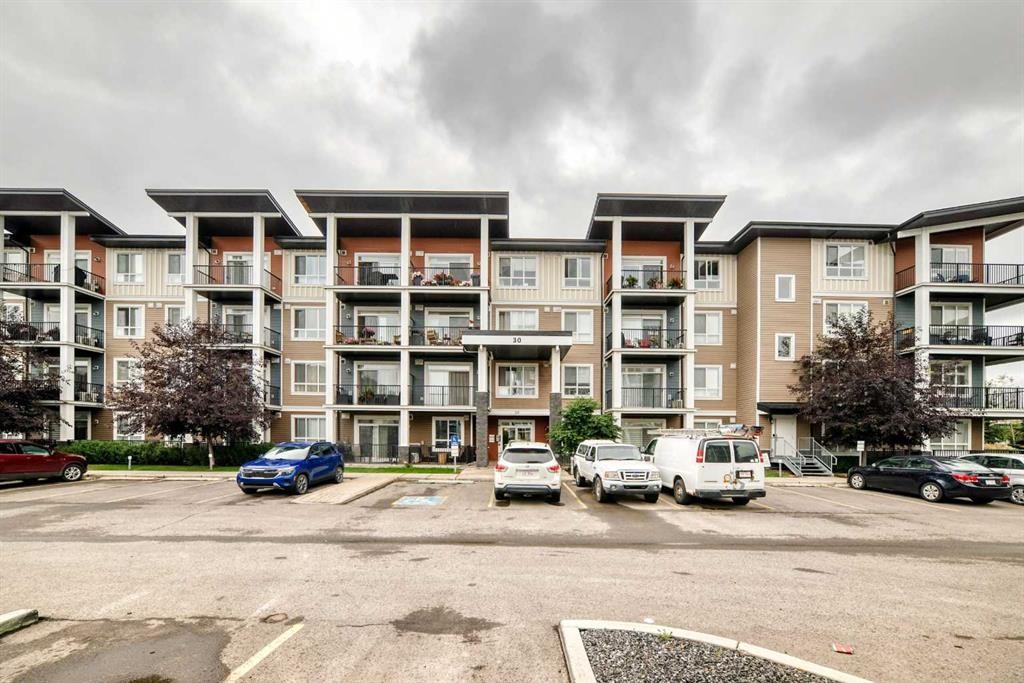 409-30 Walgrove Se, Calgary, AB - Outdoor With Balcony With Facade