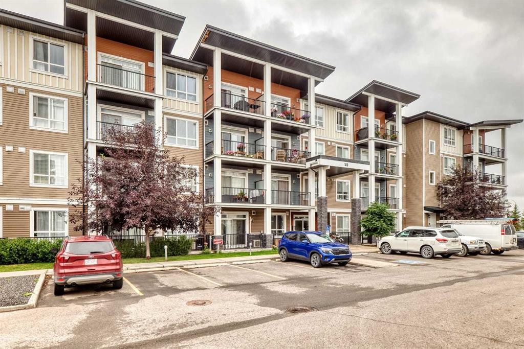 409-30 Walgrove Se, Calgary, AB - Outdoor With Balcony With Facade