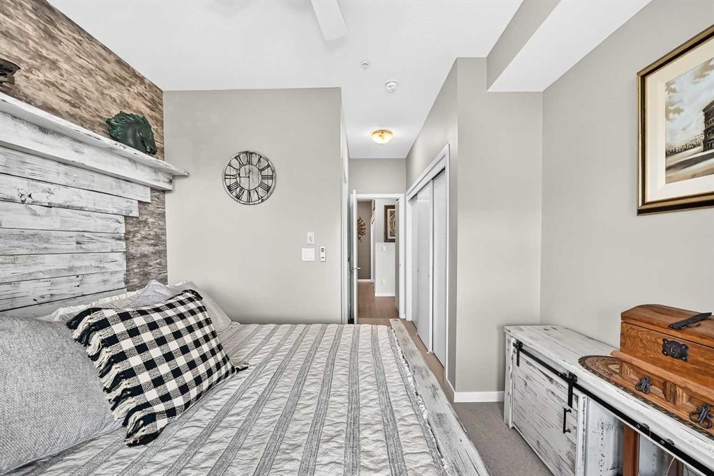 201-122 Mahogany Centre Se, Calgary, AB - Indoor Photo Showing Bedroom