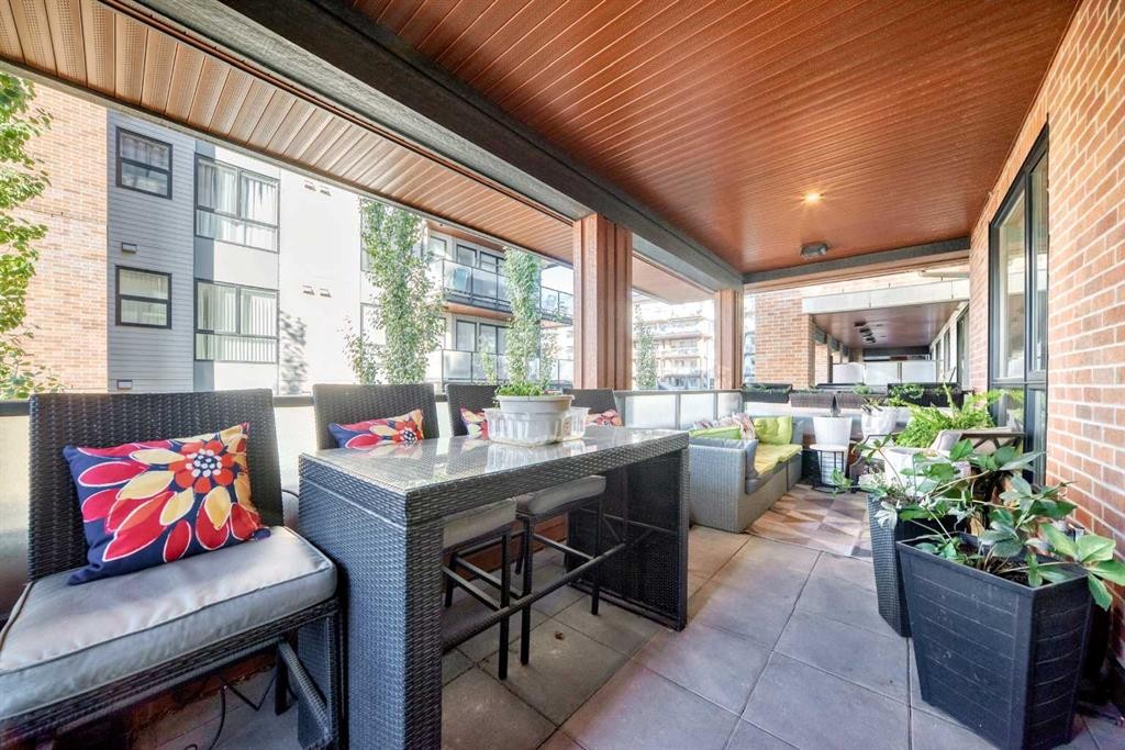 202-122 Mahogany Centre Se, Calgary, AB - Outdoor With Deck Patio Veranda With Exterior