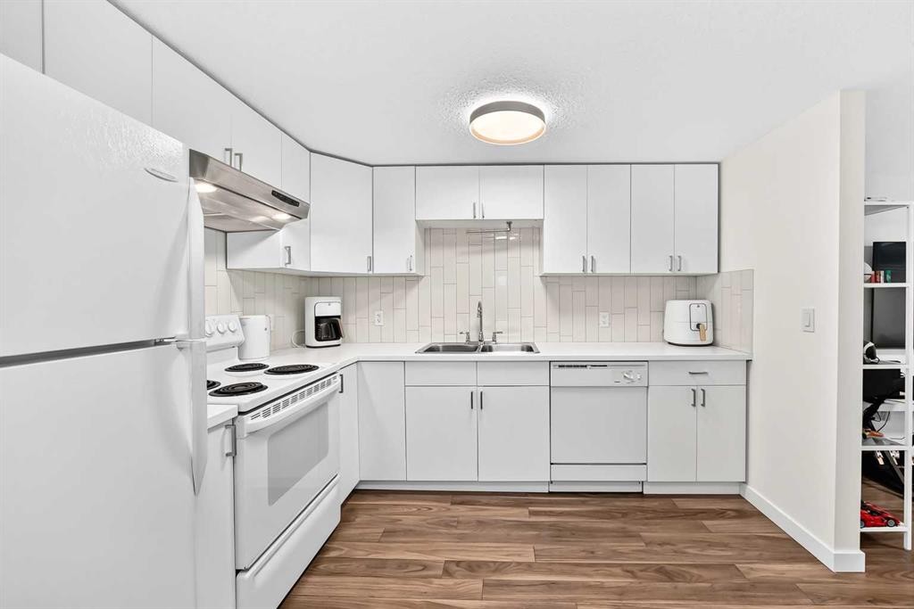 119 Maitland Rise Ne, Calgary, AB - Indoor Photo Showing Kitchen With Double Sink