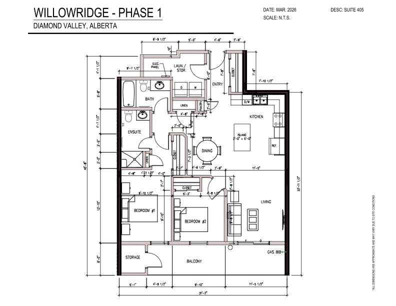 405-101 Willowridge Drive, Diamond Valley, AB