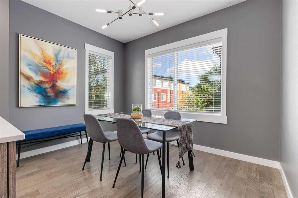 17-111 Rainbow Falls Gate, Chestermere, AB - Indoor Photo Showing Dining Room