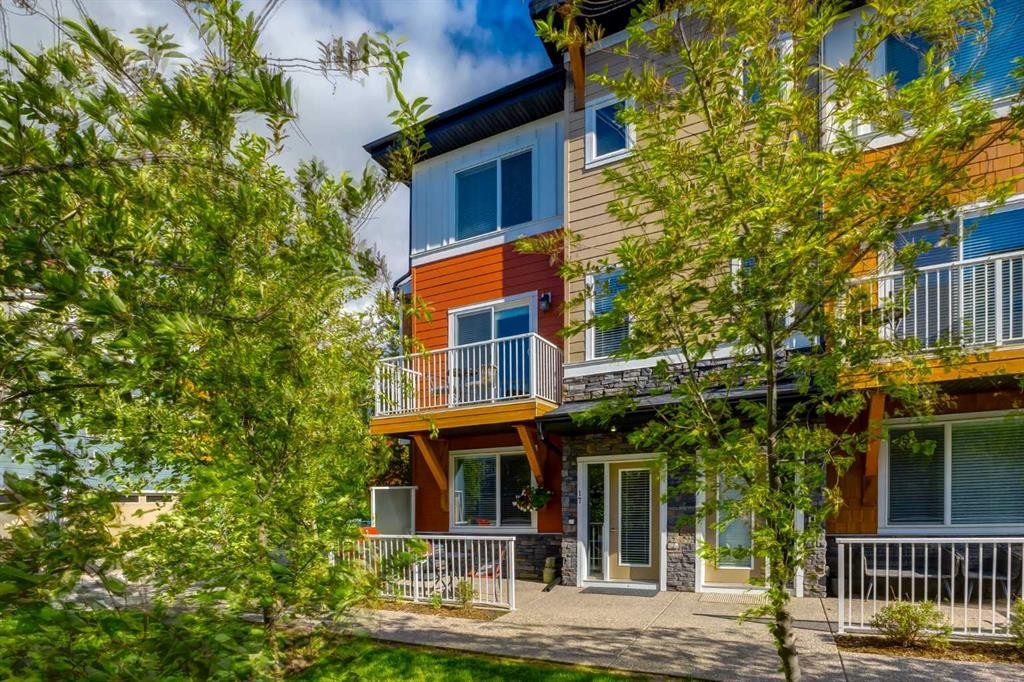 17-111 Rainbow Falls Gate, Chestermere, AB - Outdoor With Deck Patio Veranda