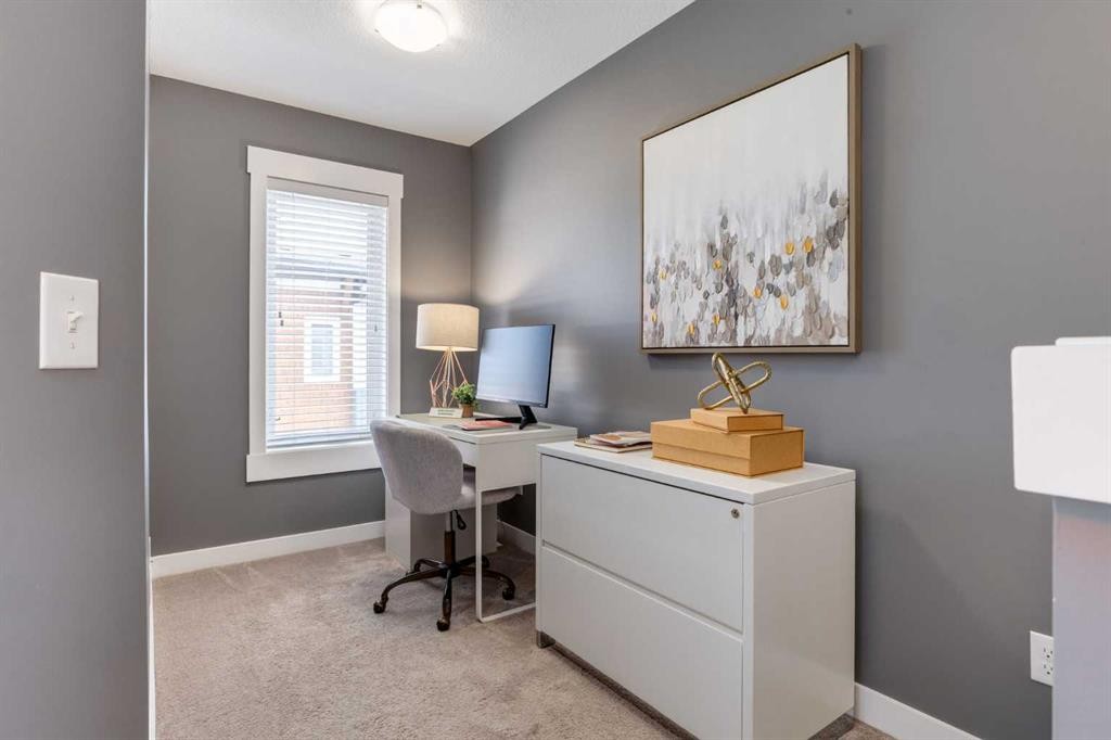 17-111 Rainbow Falls Gate, Chestermere, AB - Indoor Photo Showing Office
