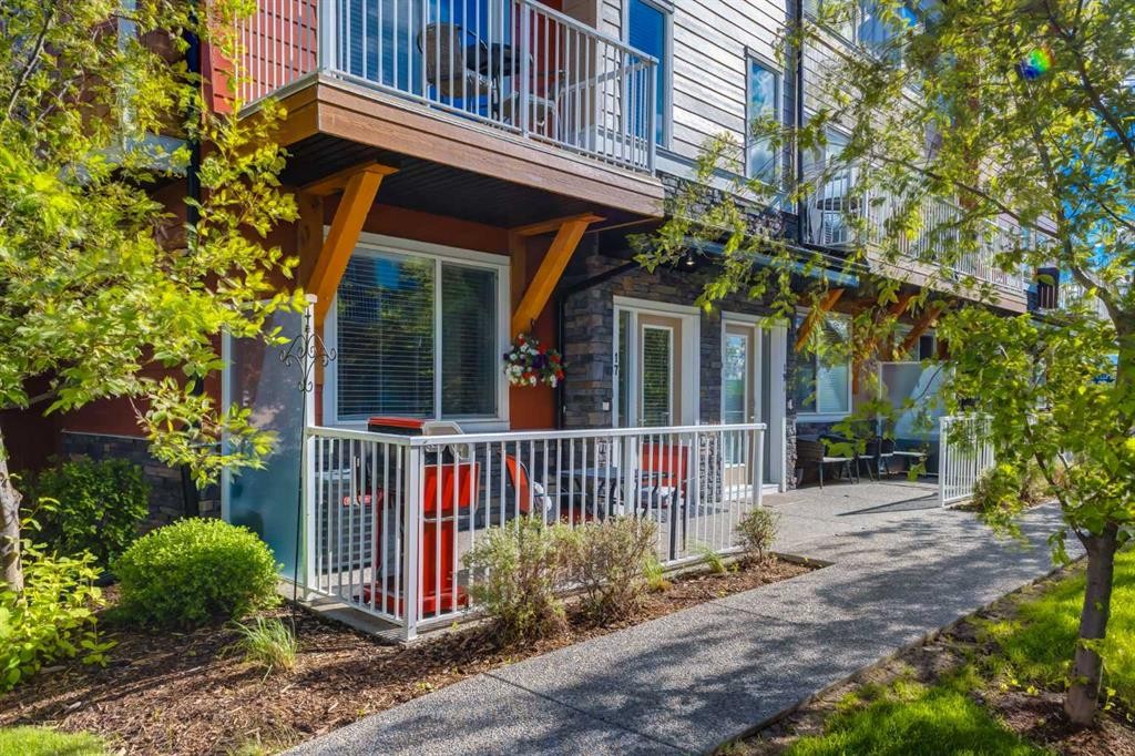 17-111 Rainbow Falls Gate, Chestermere, AB - Outdoor With Balcony With Deck Patio Veranda