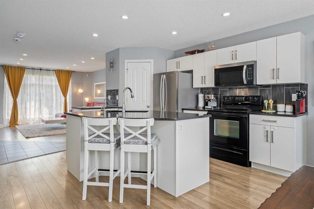 191 Cranford Crescent Se, Calgary, AB - Indoor Photo Showing Kitchen With Stainless Steel Kitchen