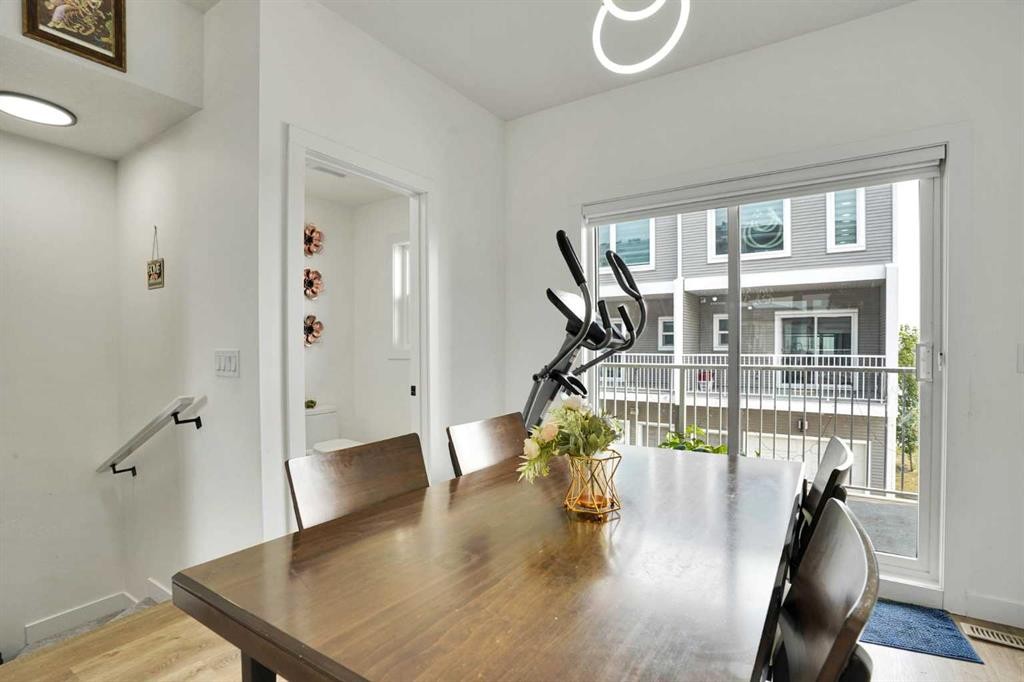 241 Saddlepeace Crescent Ne, Calgary, AB - Indoor Photo Showing Dining Room
