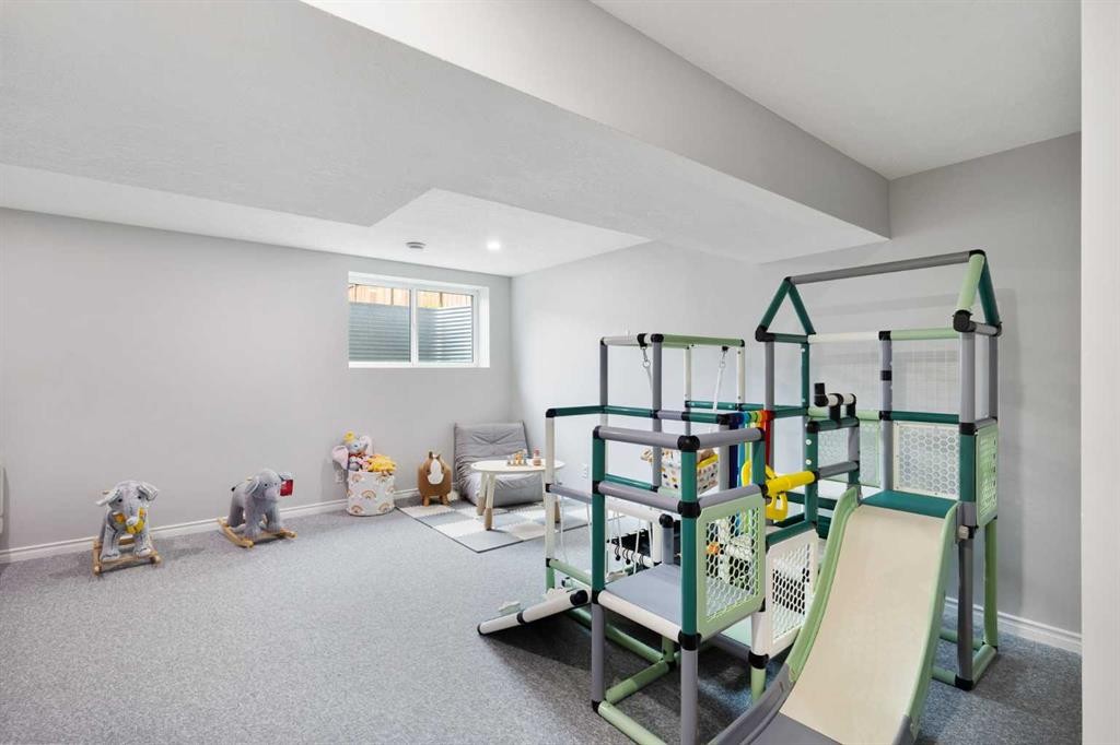 28 Seton Terrace Se, Calgary, AB - Indoor Photo Showing Gym Room