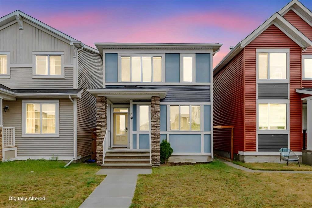 28 Seton Terrace Se, Calgary, AB - Outdoor With Facade