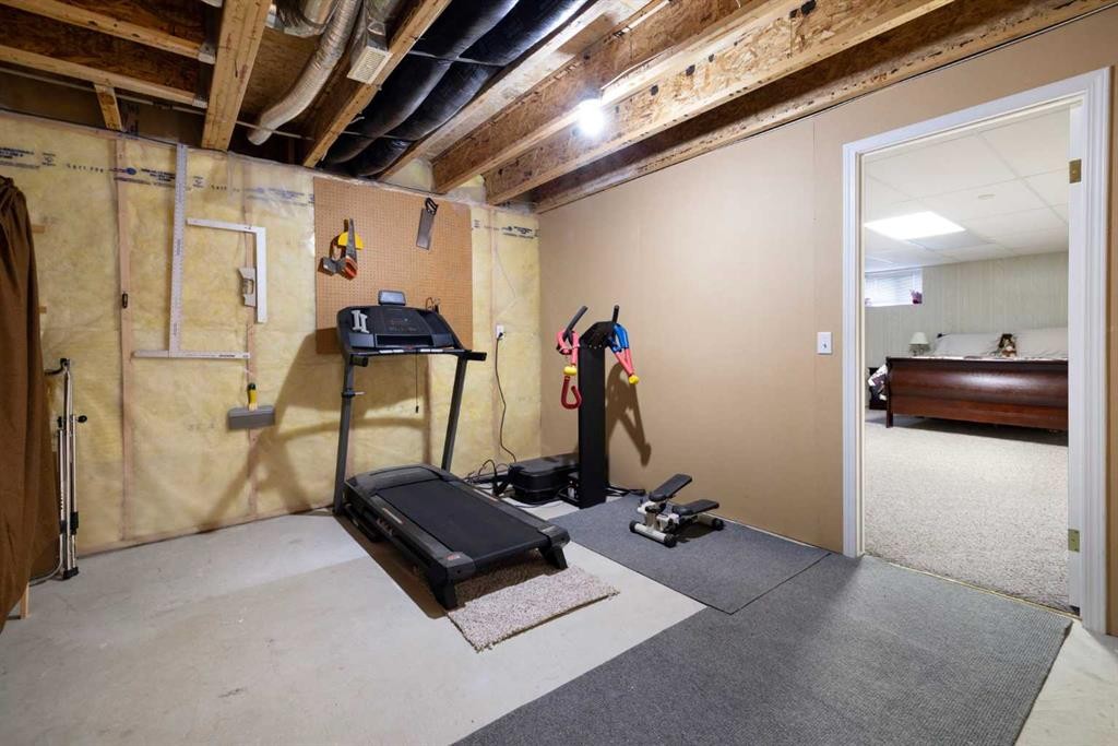 100 Dovista Court Se, Calgary, AB - Indoor Photo Showing Basement